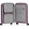 imageTravelers Choice Pagosa Indestructible Hardshell Expandable Spinner Luggage Black 22Inch CarryonMauve