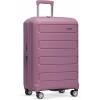 imageTravelers Choice Pagosa Indestructible Hardshell Expandable Spinner Luggage Black 22Inch CarryonMauve