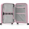 imageTravelers Choice Pagosa Indestructible Hardshell Expandable Spinner Luggage Black 22Inch CarryonPink