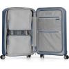 imageTravelers Choice Pagosa Indestructible Hardshell Expandable Spinner Luggage Black 22Inch CarryonSlate Blue