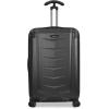 imageTravelers Choice Polycarbonate Hardside Expandable Spinner Luggage Brushed Metal Silverwood I 21InchBrushed Metal