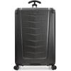 imageTravelers Choice Polycarbonate Hardside Expandable Spinner Luggage Brushed Metal Silverwood I 21InchBrushed Metal