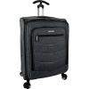 imageTravelers Choice Polycarbonate Hardside Expandable Spinner Luggage Brushed Metal Silverwood I 21InchGray