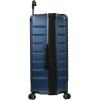 imageTravelers Choice Polycarbonate Hardside Expandable Spinner Luggage Brushed Metal Silverwood I 21InchNavy