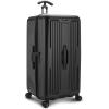 imageTravelers Choice Ultimax II 26quot Medium Trunk Spinner Luggage Tie Down Straps Matte Navy Checked InchMatte Black