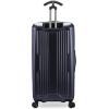 imageTravelers Choice Ultimax II 26quot Medium Trunk Spinner Luggage Tie Down Straps Matte Navy Checked InchMatte Navy