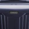 imageTravelers Choice Ultimax II 26quot Medium Trunk Spinner Luggage Tie Down Straps Matte Navy Checked InchMatte Navy