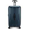imageTravelers Choice Ultimax II 26quot Medium Trunk Spinner Luggage Tie Down Straps Matte Navy Checked InchMatte Navy