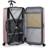 imageTravelers Choice Ultimax II 26quot Medium Trunk Spinner Luggage Tie Down Straps Matte Navy Checked InchRose Pink