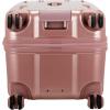 imageTravelers Choice Ultimax II 26quot Medium Trunk Spinner Luggage Tie Down Straps Matte Navy Checked InchRose Pink