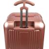 imageTravelers Choice Ultimax II 26quot Medium Trunk Spinner Luggage Tie Down Straps Matte Navy Checked InchRose Pink