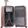 imageTravelers Choice Ultimax II 26quot Medium Trunk Spinner Luggage Tie Down Straps Matte Navy Checked InchRose Pink