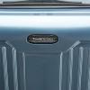 imageTravelers Choice Ultimax II 26quot Medium Trunk Spinner Luggage Tie Down Straps Matte Navy Checked InchTeal