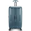 imageTravelers Choice Ultimax II 26quot Medium Trunk Spinner Luggage Tie Down Straps Matte Navy Checked InchTeal