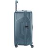 imageTravelers Choice Ultimax II 26quot Medium Trunk Spinner Luggage Tie Down Straps Matte Navy Checked InchTeal