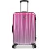 imageTravelers Choice Womens Ruma II Expandable Luggage with Spinner Wheels Ombre Pink 30quot LargeOmbre Pink
