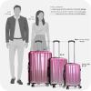 imageTravelers Choice Womens Ruma II Expandable Luggage with Spinner Wheels Ombre Pink 30quot LargeOmbre Pink