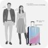 imageTravelers Choice Womens Ruma II Expandable Luggage with Spinner Wheels Twinkle Lilac 30quot LargePixie Pastel
