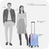 imageTravelers Choice Womens Ruma II Expandable Luggage with Spinner Wheels Twinkle Lilac 30quot LargeTwinkle Lilac