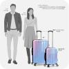 imageTravelers Choice Womens Ruma II Expandable Luggage with Spinner Wheels Twinkle Lilac 30quot LargeTwinkle Lilac