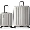 imageTravelers Choice Art of Travel 2PC Hardside Expandable Luggage Set with Spinner Wheels Green LargeSilver