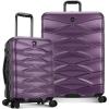 imageTravelers Choice Granville II Polycarbonate Expandable Spinner Luggage Gray 2 Piece Set 2129Purple