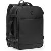 imageTravelers Choice Markham 27L Backpack Expandable Business Travel Work Office Camping Hunting Fishing Black LargeBlack