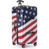 imageTravelers Choice Maxporter II Hardside Polycarbonate Spinner Wheels Navy 30quot Trunk LuggageAmerican Flag
