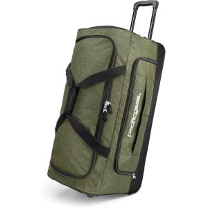 imagePacific Gear Rolling Duffel Wheels 30inch Luggage Hockey Bag Heavy DutyGreen