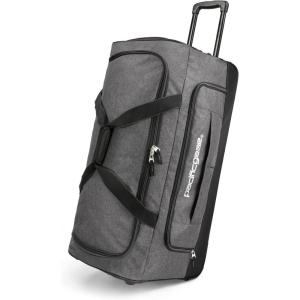 imagePacific Gear Rolling Duffel Wheels 30inch Luggage Hockey Bag Heavy DutyGrey