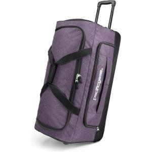 imagePacific Gear Rolling Duffel Wheels 30inch Luggage Hockey Bag Heavy DutyPurple