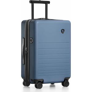 imageTravelers Choice Markham Hardside Expandable Luggage with Double Spinner Wheels CarryOn 21Inch Suitcase PurpleNavy