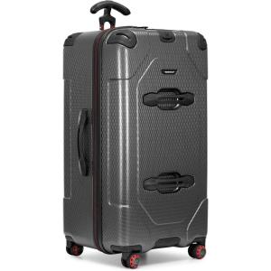 imageTravelers Choice Maxporter II Hardside Polycarbonate Spinner Wheels Navy 30quot Trunk LuggageGray