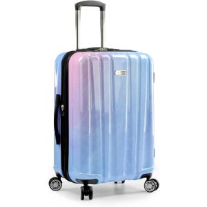 imageTravelers Choice Womens Ruma II Expandable Luggage with Spinner Wheels Ombre Pink 30quot LargeTwinkle Lilac