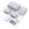 imageTravelers Choice Cloverland Packing Cubes 5 Piece Set Grey One SizeMarble Pink