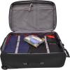 imageTravelers Choice Conventional II Expandable Rugged Rollaboard Luggage Black CheckedMedium 25Inch TC0804K25Black