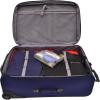 imageTravelers Choice Conventional II Expandable Rugged Rollaboard Luggage Black CheckedMedium 25Inch TC0804K25Navy