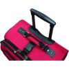 imageTravelers Choice Conventional II Expandable Rugged Rollaboard Luggage Black CheckedMedium 25Inch TC0804K25Red