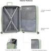 imageTravelers Choice Elm 2PC Hardside Spinner Luggage Set  Matte NavyGlossy Mint
