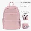 imageTravelers Choice Iria 20L Backpack for Women Water Resistant Travel Bag Daypack Work College Business Commuter Dusty Pink Carryon Laptop BackpackDusty Pink