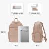 imageTravelers Choice Iria 20L Backpack for Women Water Resistant Travel Bag Daypack Work College Business Commuter Dusty Pink Carryon Laptop BackpackLatte Beige