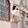 imageTravelers Choice Iria 20L Backpack for Women Water Resistant Travel Bag Daypack Work College Business Commuter Dusty Pink Carryon Laptop BackpackLatte Beige