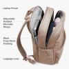 imageTravelers Choice Iria 20L Backpack for Women Water Resistant Travel Bag Daypack Work College Business Commuter Dusty Pink Carryon Laptop BackpackLatte Beige