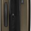 imageTravelers Choice Lethbridge Hardside Expandable Spinner Luggage with TSA Lock Black 29quot LargeMocha Gold