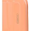 imageTravelers Choice Phenom 3PC Polycarbonate Spinner Luggage Set TSA Lock White ampamp PinkCheerful Tangerine