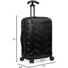 imageTravelers Choice Silverwood II 21quot 100 Polycarbonate Expandable CarryOn Spinner Luggage with USB Port GrayBlack  out of stock