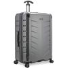 imageTravelers Choice TCruiser Expandable Spinner Luggage Gray Silverwood Softside 26InchGray