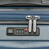 imageTravelers Choice TCruiser Expandable Spinner Luggage Gray Silverwood Softside 26InchNavy