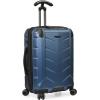 imageTravelers Choice TCruiser Expandable Spinner Luggage Gray Silverwood Softside 26InchNavy
