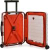 imageTravelers Choice Transparent Hardside Spinner Luggage Translucent CarryOn 22InchRed
